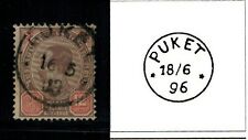 1903 Siam Third Issue 12a PUKET A.D. Carimbo postal cancelado Era Duas Estrelas, usado comprar usado  Enviando para Brazil