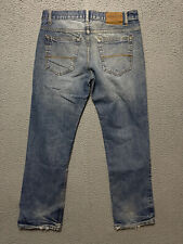 Jeans masculino Aeropostale 31x30 Essex reto lavagem média azul jeans fit comprar usado  Enviando para Brazil