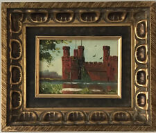 castle oil painting old for sale  Pasadena