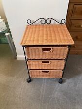 Wicker small chest for sale  WITNEY