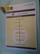 Bus timetable merseytravel for sale  CREWE
