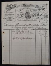 Invoice paris 1893 d'occasion  Expédié en Belgium