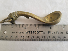 Unique Old Solid Brass India? Spoon? on Hook for sale  Shipping to South Africa