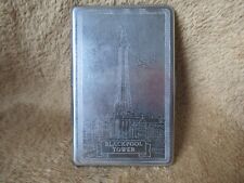 Vintage Cigarette Case BLACKPOOL TOWER with AEROPLANE for sale  Shipping to South Africa