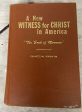 Antigo Uma Nova Testemunha de Cristo na América O Livro de Mórmon Frances W Kirkham 59 comprar usado  Enviando para Brazil