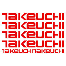 Takeuchi sticker excavator for sale  Shipping to Ireland