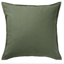 NEW IKEA GURLI Cushion Cover Dark Olive Green  100% cotton 50 x 50 cm till salu  Toimitus osoitteeseen Sweden