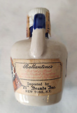 Botella de cerámica de whisky escocés Ballantine de la década de 1930 2c sello fiscal de California VACÍO segunda mano  Embacar hacia Argentina