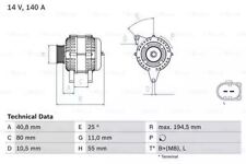 Bosch 0986046210 alternator for sale  UK