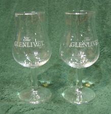 2 vasos de degustación de whisky de tallo The Glenlivet escocés de malta única segunda mano  Embacar hacia Argentina