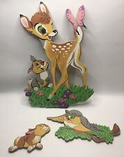 Nursery Decor - Bambi - Dolly Toy Pin Up Chipboard - Disney, used for sale  Shipping to South Africa