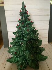 Vtg 1970's Atlantic Mold Ceramic Christmas Tree 21in No Base for sale  Holbrook
