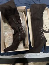 Botas BCBG BG-EVA marrom carvalho Sue STR/Spider Drill 9M, usado comprar usado  Enviando para Brazil