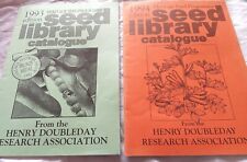 Seed library catalogues for sale  COLCHESTER