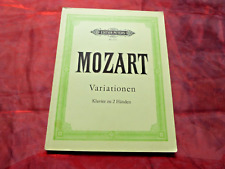 Mozart variationen klavier gebraucht kaufen  Elztal