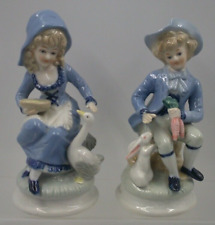 Dutch porcelain figurines for sale  NELSON