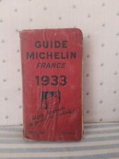 Guide michelin 1933 d'occasion  Paris XIX