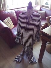 Prisoner convict jailbird Inmate Halloween adult fancy dress costume party wear for sale  Shipping to South Africa