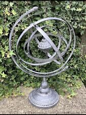 DECORATIVE GARDEN METAL ARMILLARY SPHERE SCULPTURE ORNAMENT for sale  Shipping to South Africa