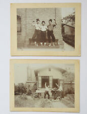 2 Antique photographs- theatrical scene-c. 1902 tweedehands  Maastricht - Malberg