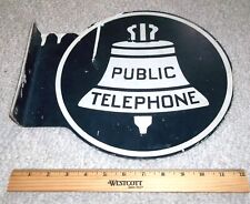 telephone sign vintage for sale  Greenwood