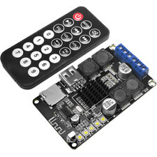 Placa amplificadora de potência áudio digital Bluetooth USB TF 2x50W estéreo AMP 12V, usado comprar usado  Enviando para Brazil