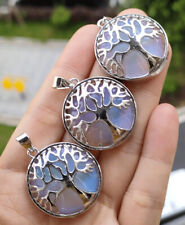 Opala 3pcs Pedras Preciosas Pedra Árvore Da Vida Pingentes Chakra Reiki Cura Amuleto comprar usado  Enviando para Brazil