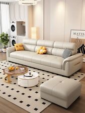 sofá de couro minimalista branco comprar usado  Enviando para Brazil