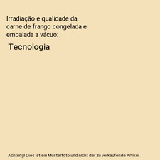 Irradiação qualidade carne gebraucht kaufen  Trebbin