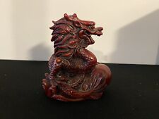 Carved red dragon for sale  Durham