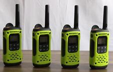 Motorola T600 Two-Way Radio Set Green 4-Pack 35 Mile Range Waterproof Flashlight for sale  Shipping to South Africa