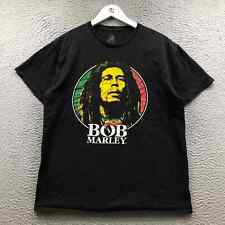 Camiseta Bob Marley masculina grande G manga curta gola redonda gráfica preta comprar usado  Enviando para Brazil