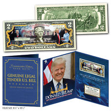 DONALD TRUMP 45th INAUGURATION $2 Bill in Large 8x10 Collectors Photo Display for sale  Shipping to South Africa
