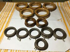 wooden curtain rings 50mm for sale  WARMINSTER