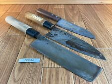 Juego de cuchillos de cocina de chef japonés 3 piezas DEBA SANTOKU NAKIRI Japón SB354 segunda mano  Embacar hacia Argentina