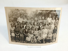 Sanatorio de fotografía vintage negro blanco niños padres ciudad de Berdyansk 1962 segunda mano  Embacar hacia Mexico