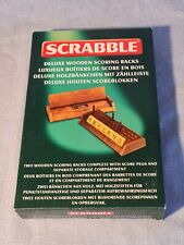 Scrabble deluxe wooden for sale  LONDON