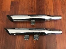 Silenciadores cromados de corte barra Harley Davidson 00-Later Softail Screamin Eagle II segunda mano  Embacar hacia Argentina