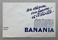 Rare buvard banania d'occasion  Bouguenais
