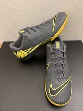 Nike Mercurial Vapor 12 Academy IC Gris Negro Amarillo AH7383-070 Hombre Talla 9 segunda mano  Embacar hacia Mexico