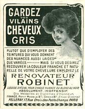 Publicité ancienne cheveux d'occasion  France