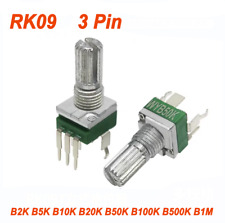 Potenciômetro vertical RK097 pino dobrado B2K5K10K20K50K100K500K/B1M cabo 3P 15MM comprar usado  Enviando para Brazil