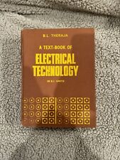 A Textbook of Electrical Technology In SI Units B.L Theraja 15ª Edição Revisada, usado comprar usado  Enviando para Brazil
