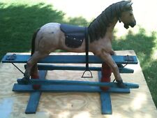 horse rocking oak deluxe for sale  Bellflower