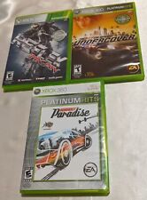 Used, Xbox 360 Games Lot Need For Speed Undercover, Reflex MX vs ATV, Burnout Paradise for sale  Shipping to South Africa