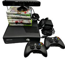 Paquete de consola delgada Microsoft Xbox 360 S 250 GB modelo 1439 9 videojuegos Kinect segunda mano  Embacar hacia Argentina