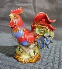 Ceramic rooster glazed for sale  La Porte