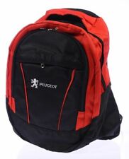 Peugeot Black & Red Backpack Bag Travel Gym Sports Shopping, usado segunda mano  Argentina 