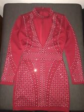 Vestido BeBe Brillante Bodycon Rojo Talla S/P segunda mano  Embacar hacia Argentina