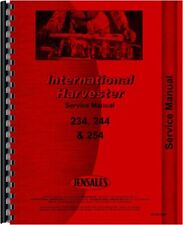 Used, IH International 244 254 234 Tractor Service Shop Manual Diesel Compact for sale  Atchison